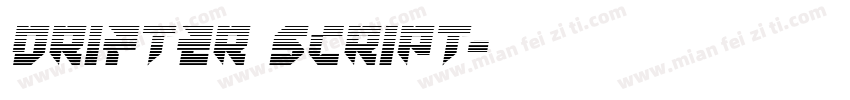 Drifter Script字体转换
